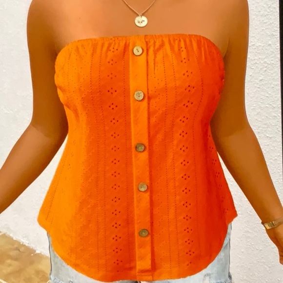 SHEIN Tops - SOLD Orange top